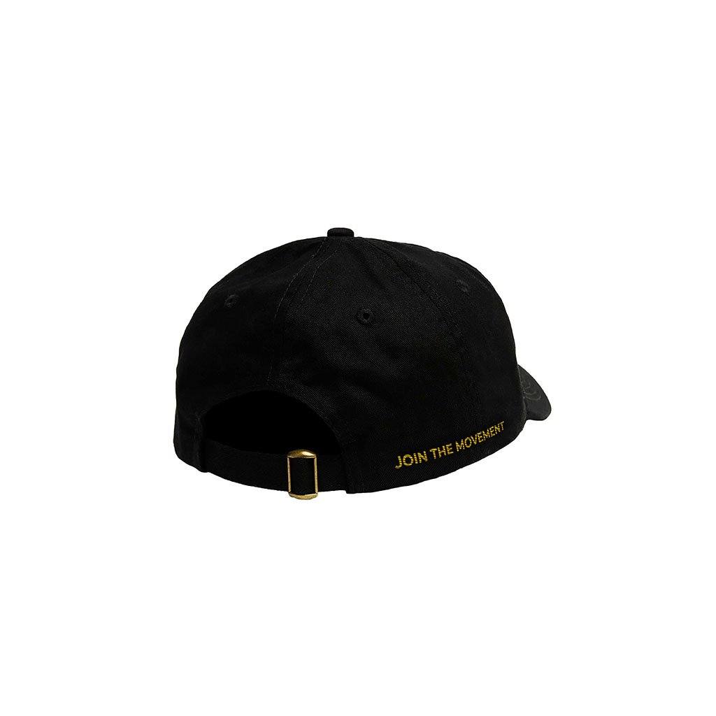 APAC Gold Trim Dad Hat - Black - APAC Apparel